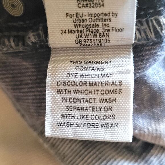 Free People Skinny Leg Low Rise washed out Gray Corduroy Pants Womens 28 - Picture 8 of 12